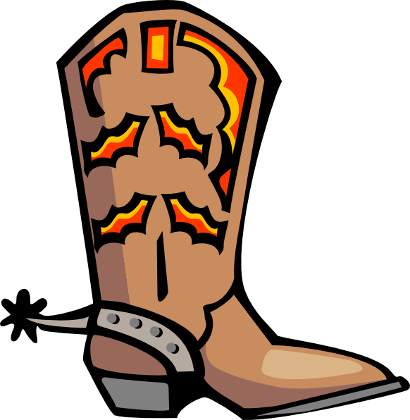 PNG: small · medium · large, Cowboy Boots With Spurs PNG - Free PNG