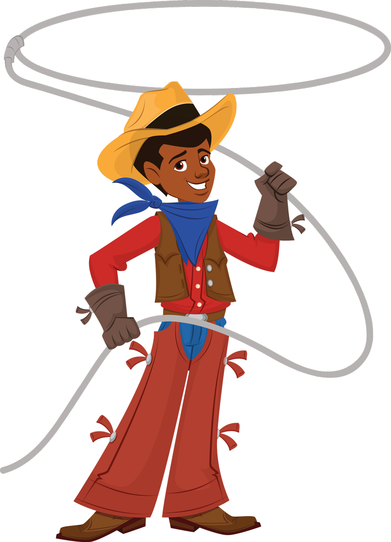 Cowboy With Lasso Png Hd - Cowboy Cliparts, Transparent background PNG HD thumbnail