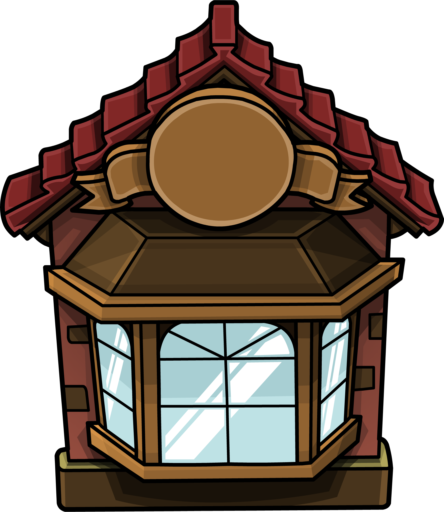 Cozy Red House - Cozy Home, Transparent background PNG HD thumbnail