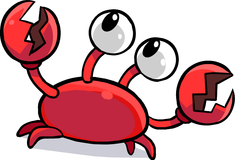 Klutzy The Crab.png - Crab, Transparent background PNG HD thumbnail