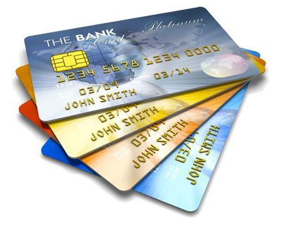 PSD gold credit card template