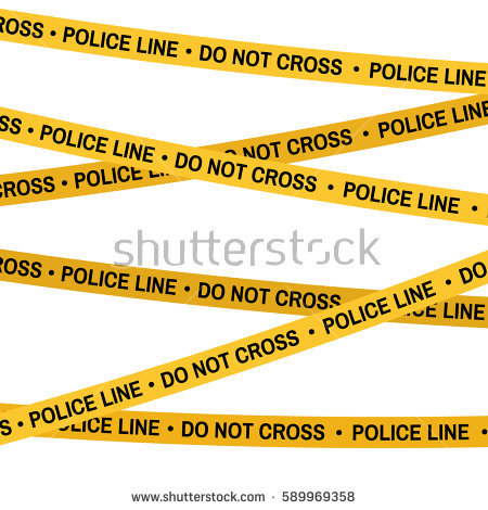 Police Crime Scene Tape PNG C
