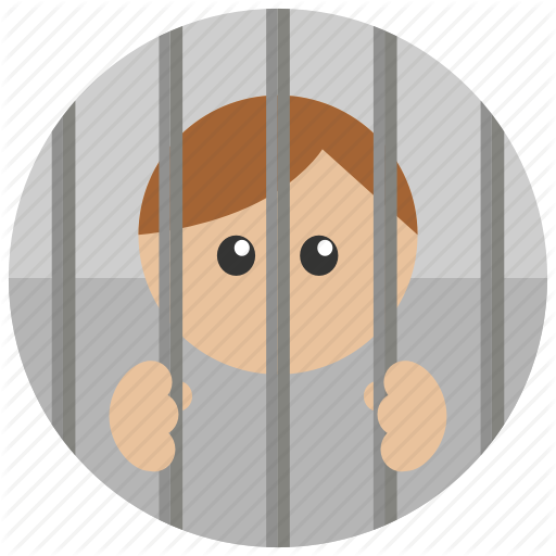 Criminal Behind Bars Png - Arrest, Behind Bars, Convict, Criminal, Jail, Prison, Prisoner Icon, Transparent background PNG HD thumbnail