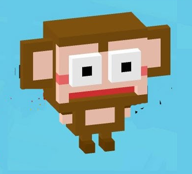 File:red Monkey.png - Crossy Road, Transparent background PNG HD thumbnail