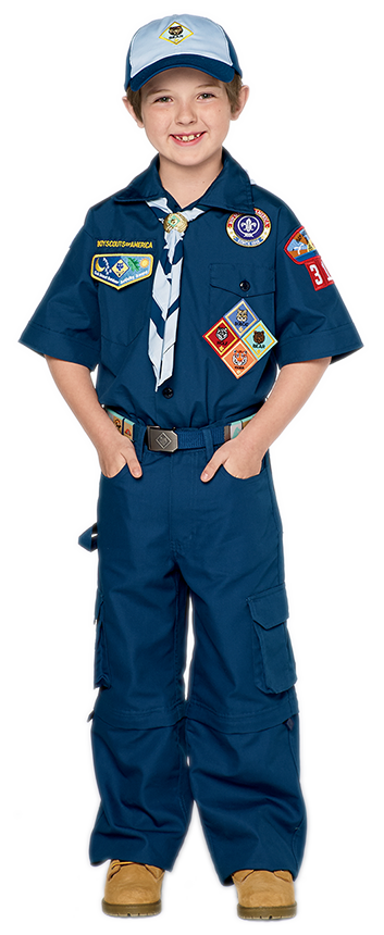 Cub Scouts® Adventure Loops. Bears - Cub Scout Uniform, Transparent background PNG HD thumbnail