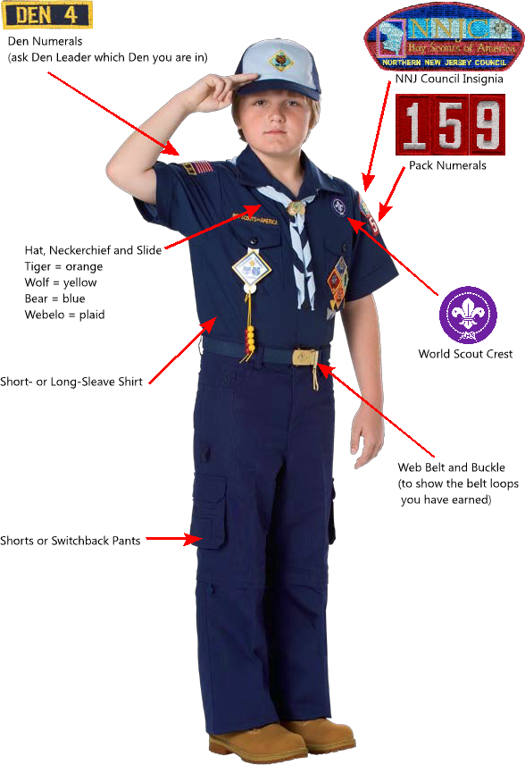 Uniform - Cub Scout Uniform, Transparent background PNG HD thumbnail
