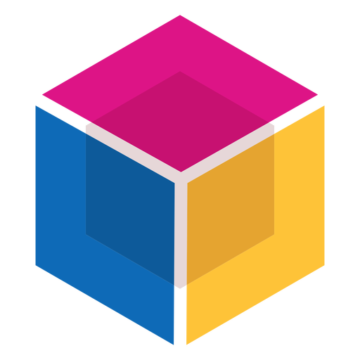 Geometric Abstract Logo Cube - Cube, Transparent background PNG HD thumbnail