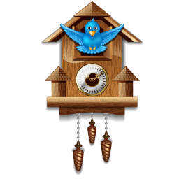 Download Png | 256Px Download Ico - Cuckoo Clock, Transparent background PNG HD thumbnail