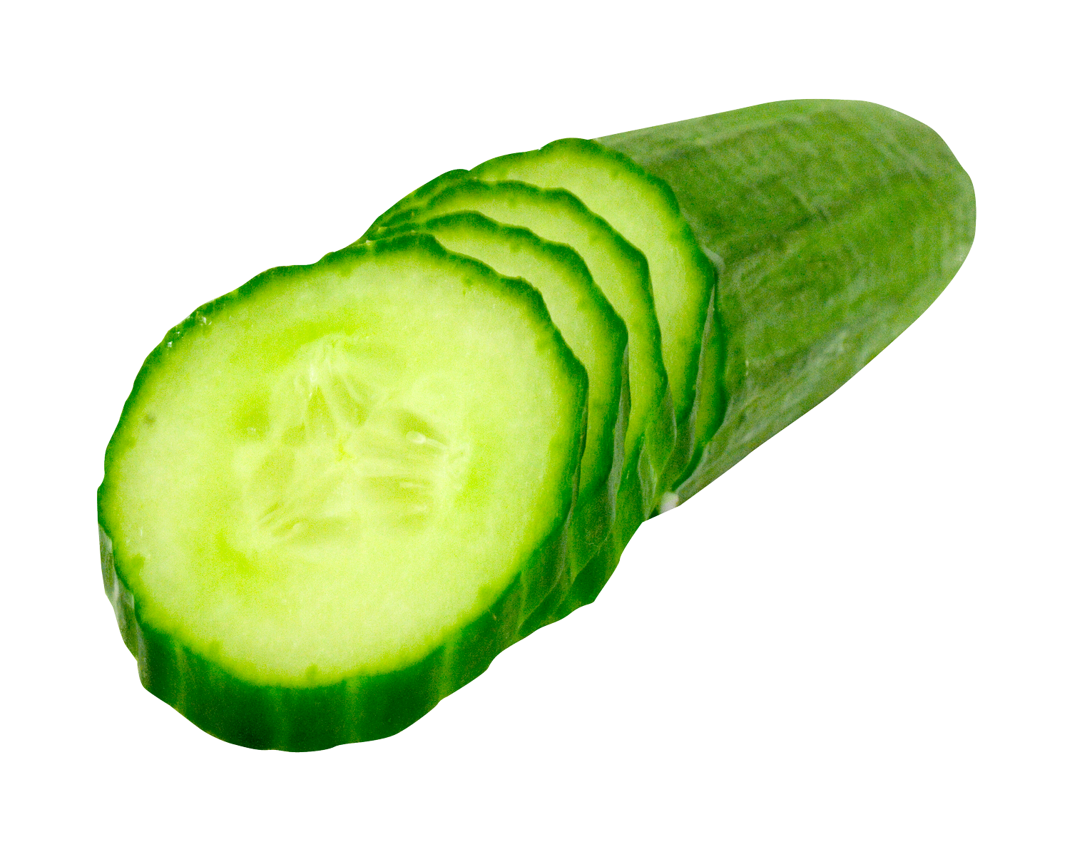 Cucumber Sliced Png Image - Cucumber, Transparent background PNG HD thumbnail