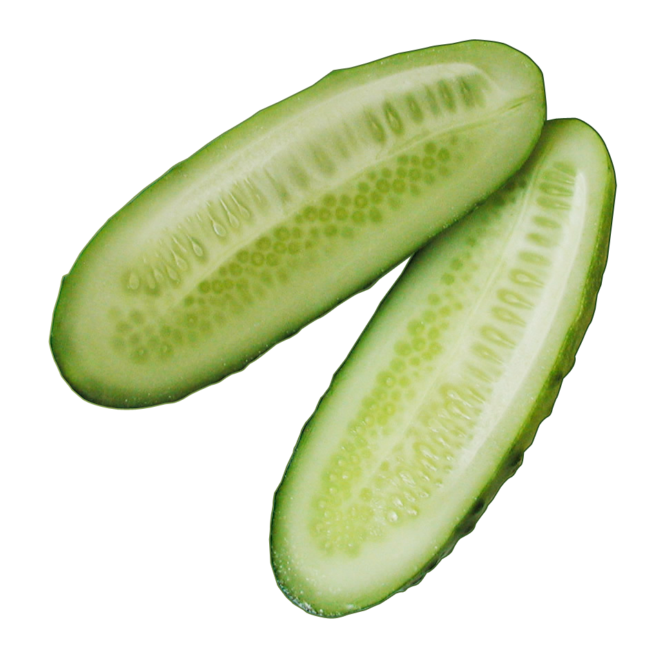 Cucumber Sliced Png Image - Cucumber, Transparent background PNG HD thumbnail