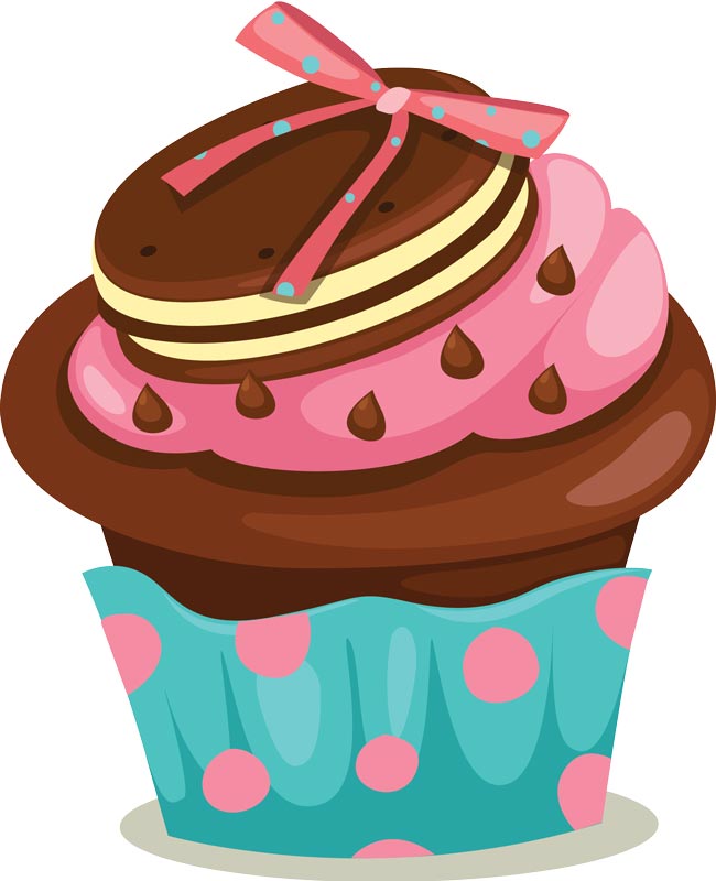 Cupcake Vector 5 - Cupcake, Transparent background PNG HD thumbnail