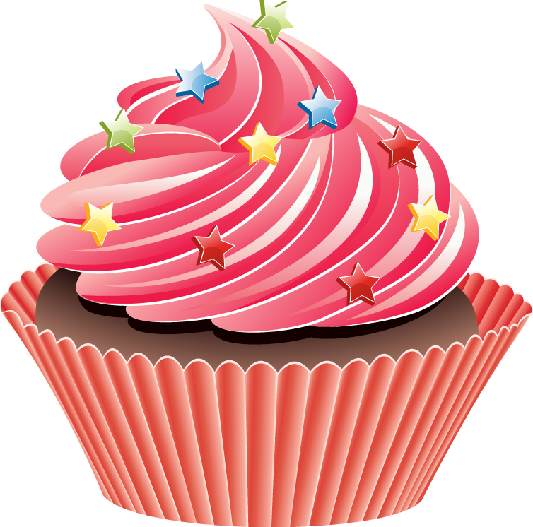 Cupcake Clipart On Valentines Cup Cakes And Clip Art Image - Cupcakes, Transparent background PNG HD thumbnail