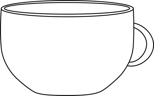 Black And White Cup - Cups Black And White, Transparent background PNG HD thumbnail