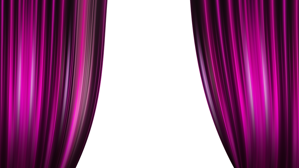 Theater, Cinema, Curtain, Stripes, Pink Purple - Curtain, Transparent background PNG HD thumbnail