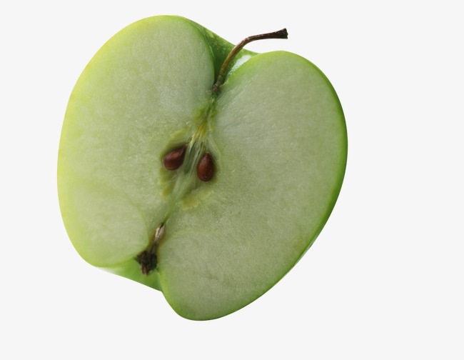 Cut In Half Green Apple, Half Green Apple, Fruit, Green Png Image And - Cut Apple, Transparent background PNG HD thumbnail