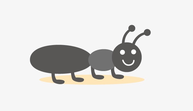 Ant Cartoon Clip art - Vector