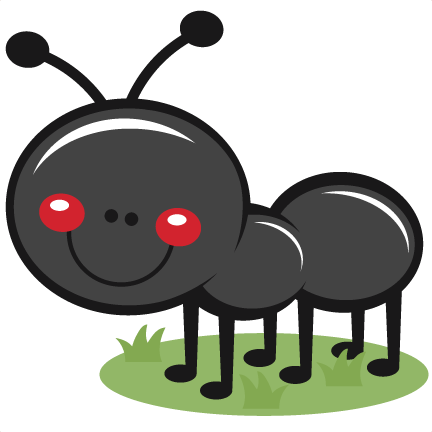 Ant With Strawberry SVG cutti