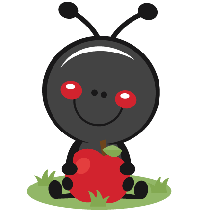 Ant With Apple Svg Scrapbook Cut File Cute Clipart Files For Silhouette Cricut Pazzles Free Svgs Free Svg Cuts Cute Cut Files - Cute Ant, Transparent background PNG HD thumbnail