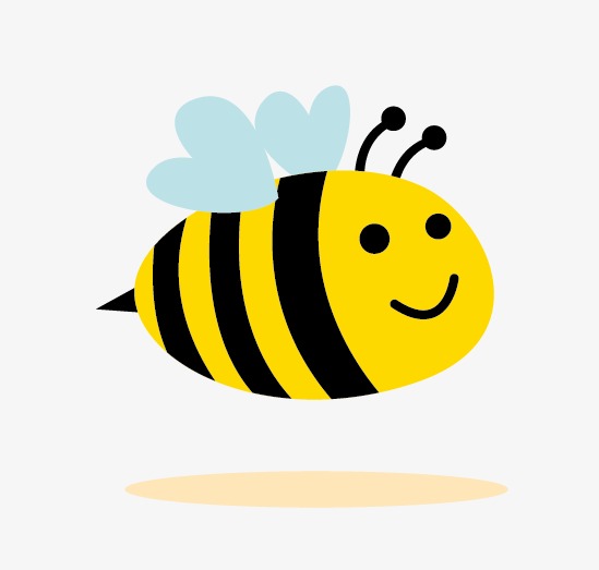Bee, Cartoon Bee, Vector Bee Png And Vector - Cute Baby Bee, Transparent background PNG HD thumbnail