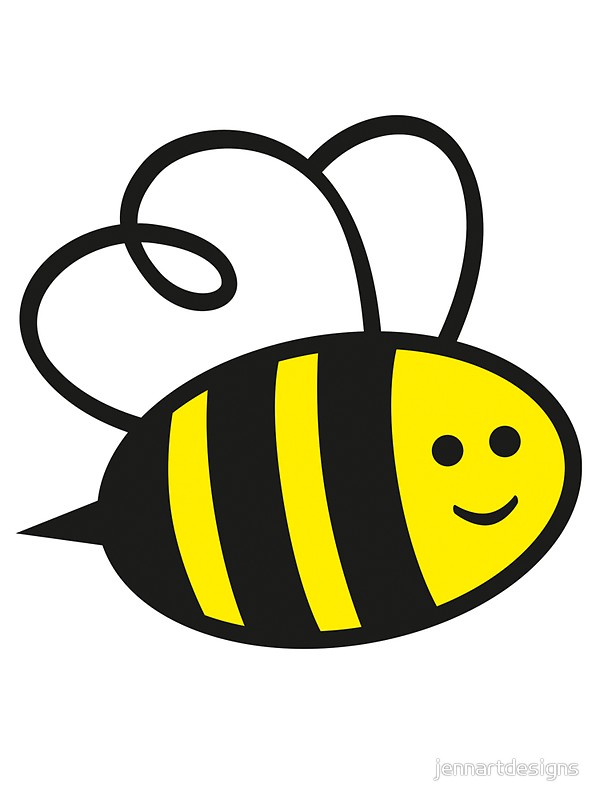 Cute Baby Bee By Jennartdesigns - Cute Baby Bee, Transparent background PNG HD thumbnail