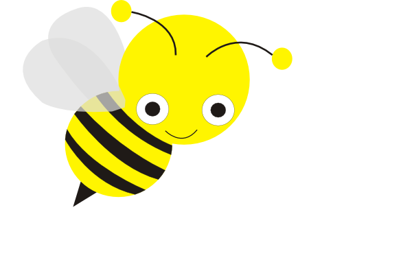 Download This Image As: - Cute Baby Bee, Transparent background PNG HD thumbnail