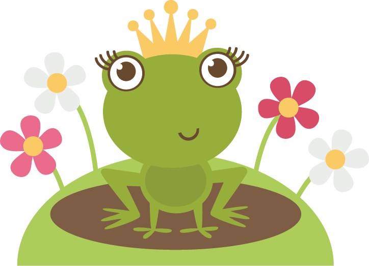 Cute Baby Frog Clipart #1