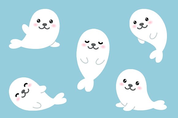Cute Baby Seal Png Hdpng.com 580 - Cute Baby Seal, Transparent background PNG HD thumbnail