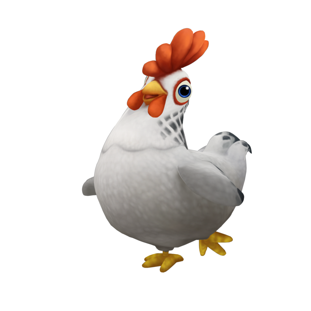 Cute Cartoon Chicken Png Image #40299 - Chicken, Transparent background PNG HD thumbnail