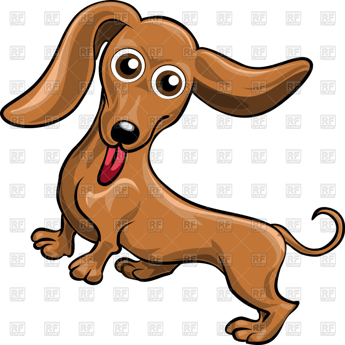 Dachshund Clipart Cute Dog - Cute Dachshund, Transparent background PNG HD thumbnail