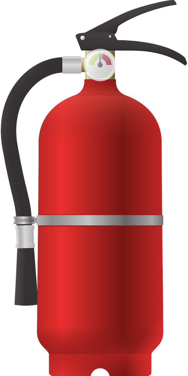 Fire Extinguisher Clipart - Cute Fire Extinguisher, Transparent background PNG HD thumbnail