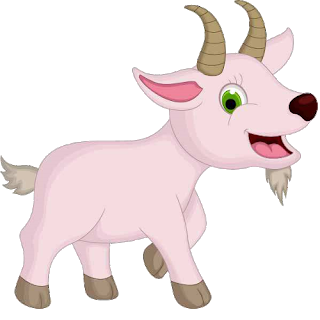 Cute Cartoon Goat Images - Cute Goat, Transparent background PNG HD thumbnail