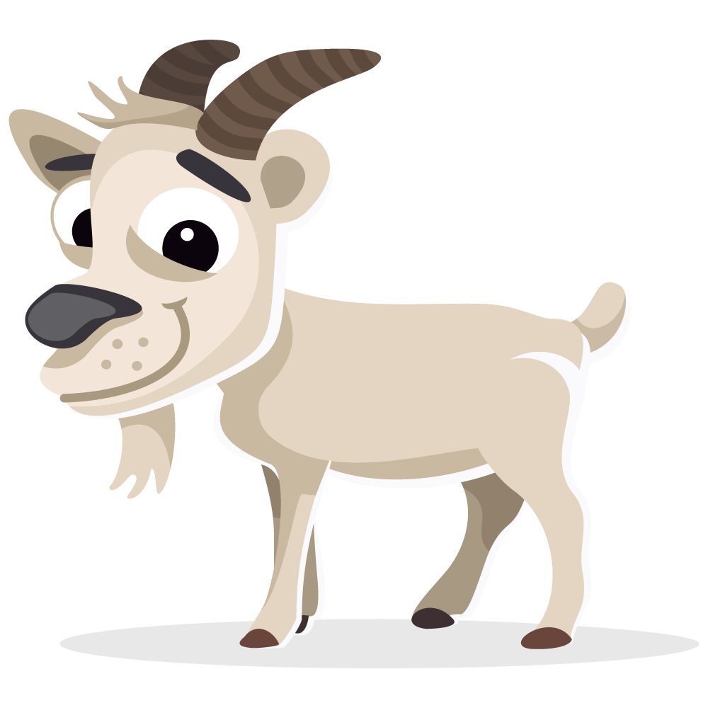 Cute Goat Clipart Free Images 2 - Cute Goat, Transparent background PNG HD thumbnail