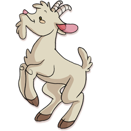 Cute Goat Icon - Cute Goat, Transparent background PNG HD thumbnail