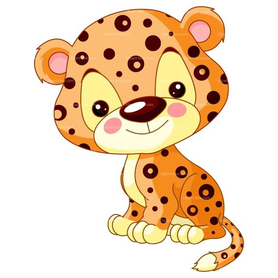 Baby jaguar clipart