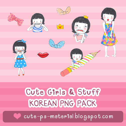 แจก Korea Png Pack น่ารักๆ - Cute Korean, Transparent background PNG HD thumbnail