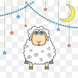 white little sheep PNG image 
