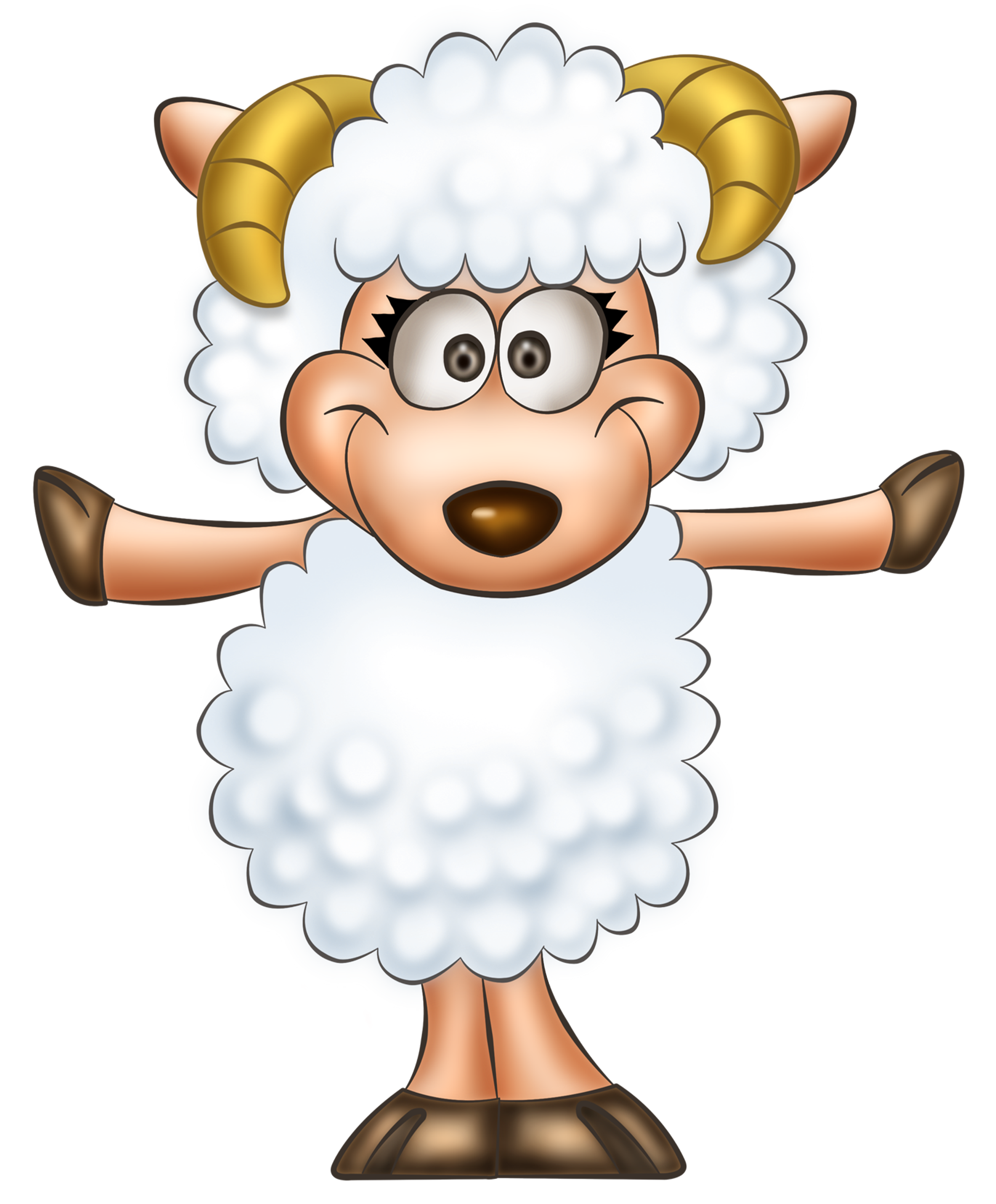 Transparent Cute Sheep Clipart 0 - Cute Lamb, Transparent background PNG HD thumbnail