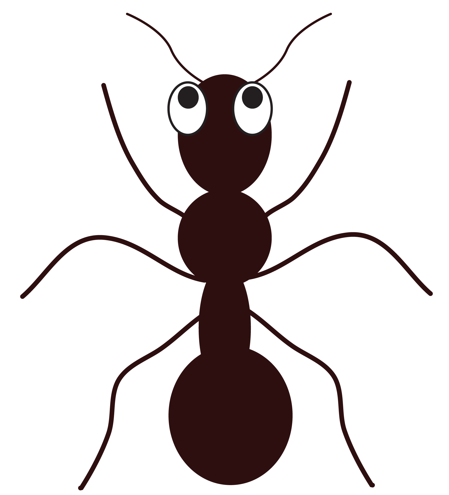 A Cartoon Ant Marching Ants A