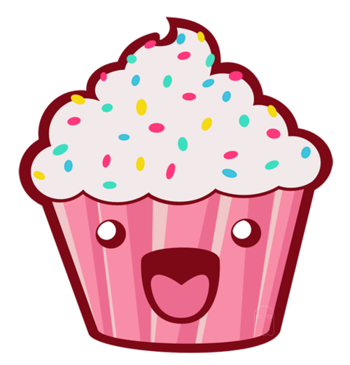 Cupcake, Cute, And Kawaii Image - Cute Muffin, Transparent background PNG HD thumbnail