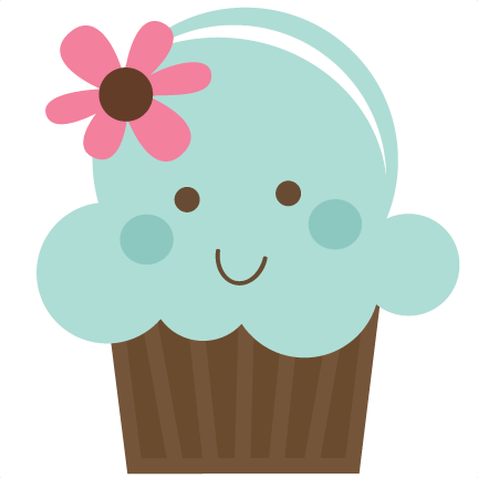 Cute Cupcake Svg File For Cards Scrapbooking Free Svgs Clipart - Cute Muffin, Transparent background PNG HD thumbnail