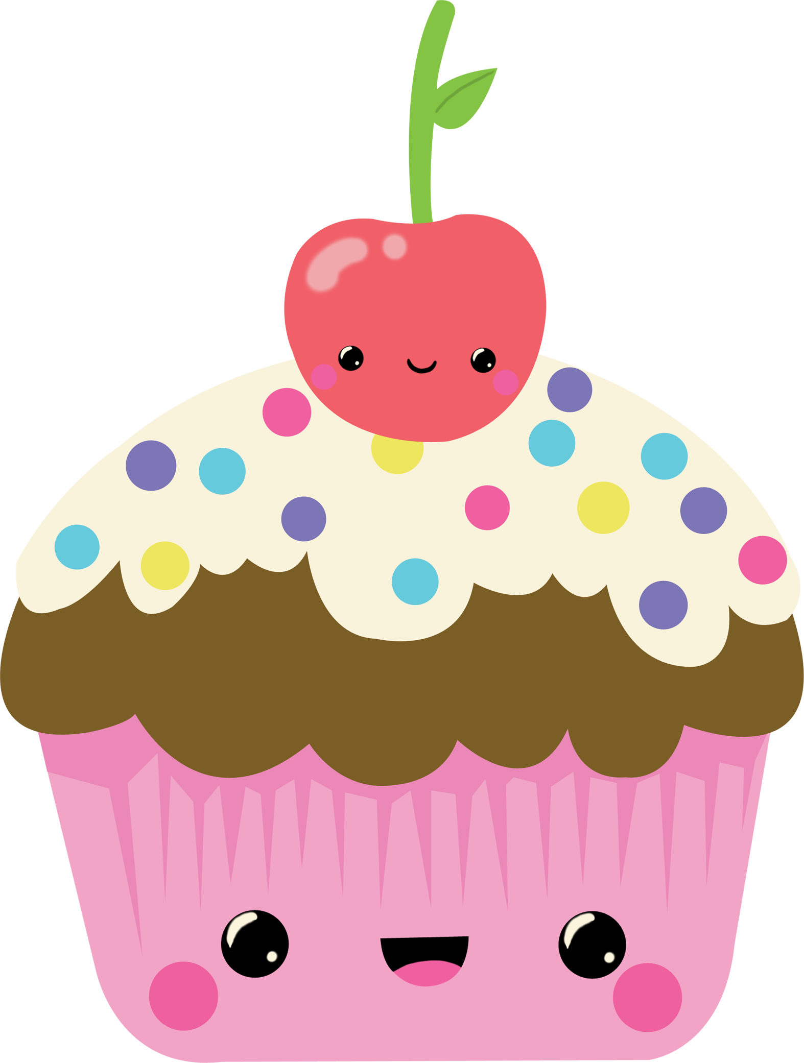 Pin Muffin Clipart Kawaii #9 - Cute Muffin, Transparent background PNG HD thumbnail