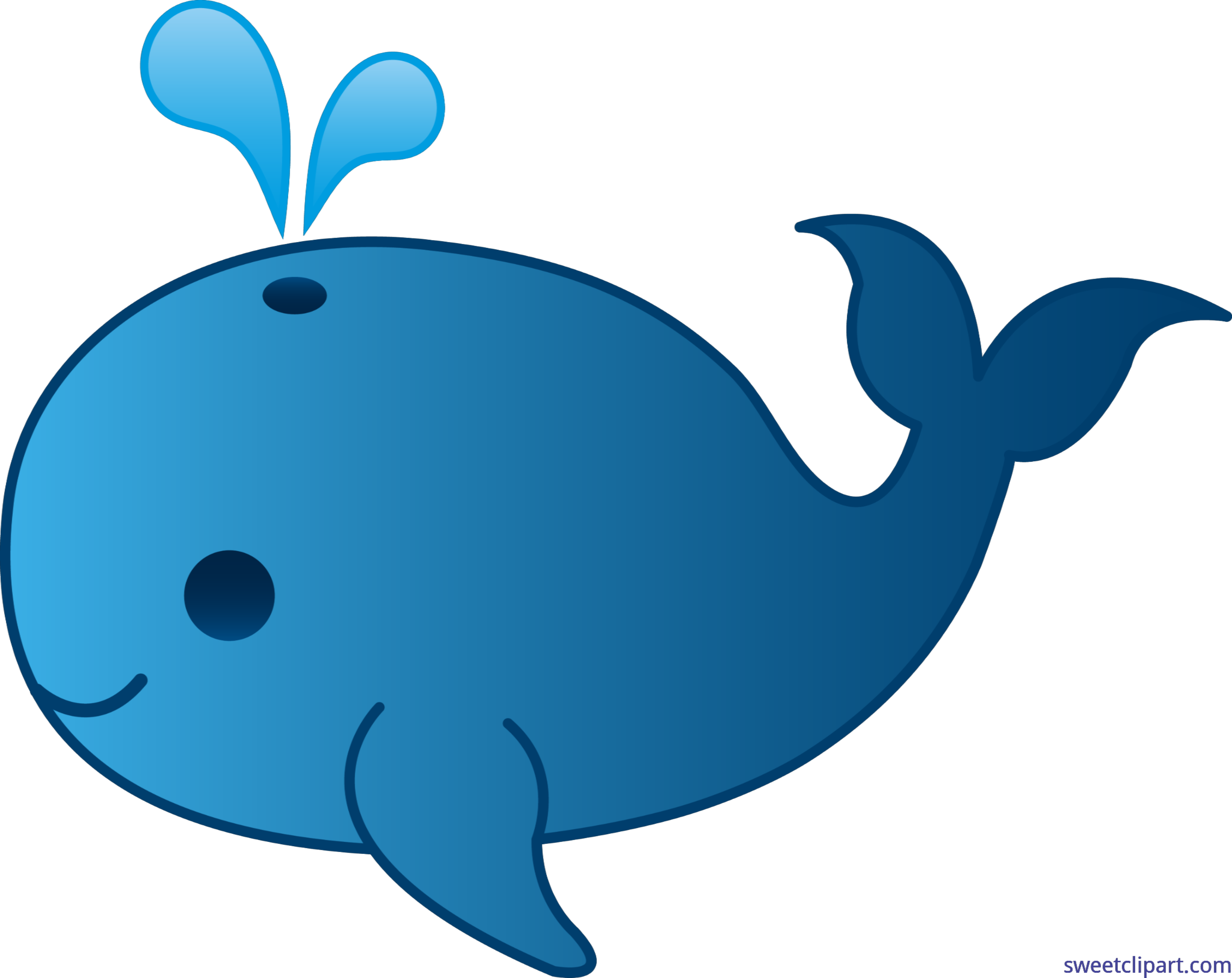 Cute Whale PNG Photo - Baby W