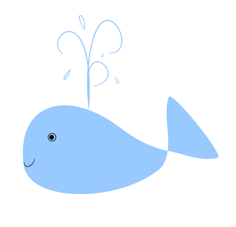 Free Vector Whale - Cute Pictures Of Whales, Transparent background PNG HD thumbnail