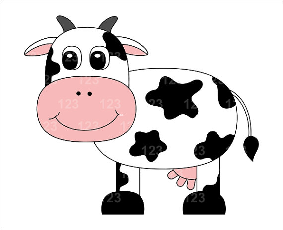 Cute cow, Pattern, Dairy Cow,