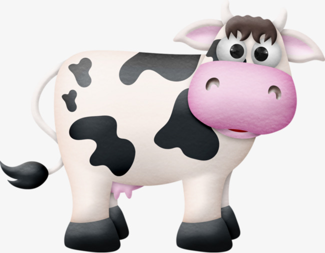 Cute Cow, Pattern, Dairy Cow, Cartoon Png Image And Clipart - Cute Cow, Transparent background PNG HD thumbnail