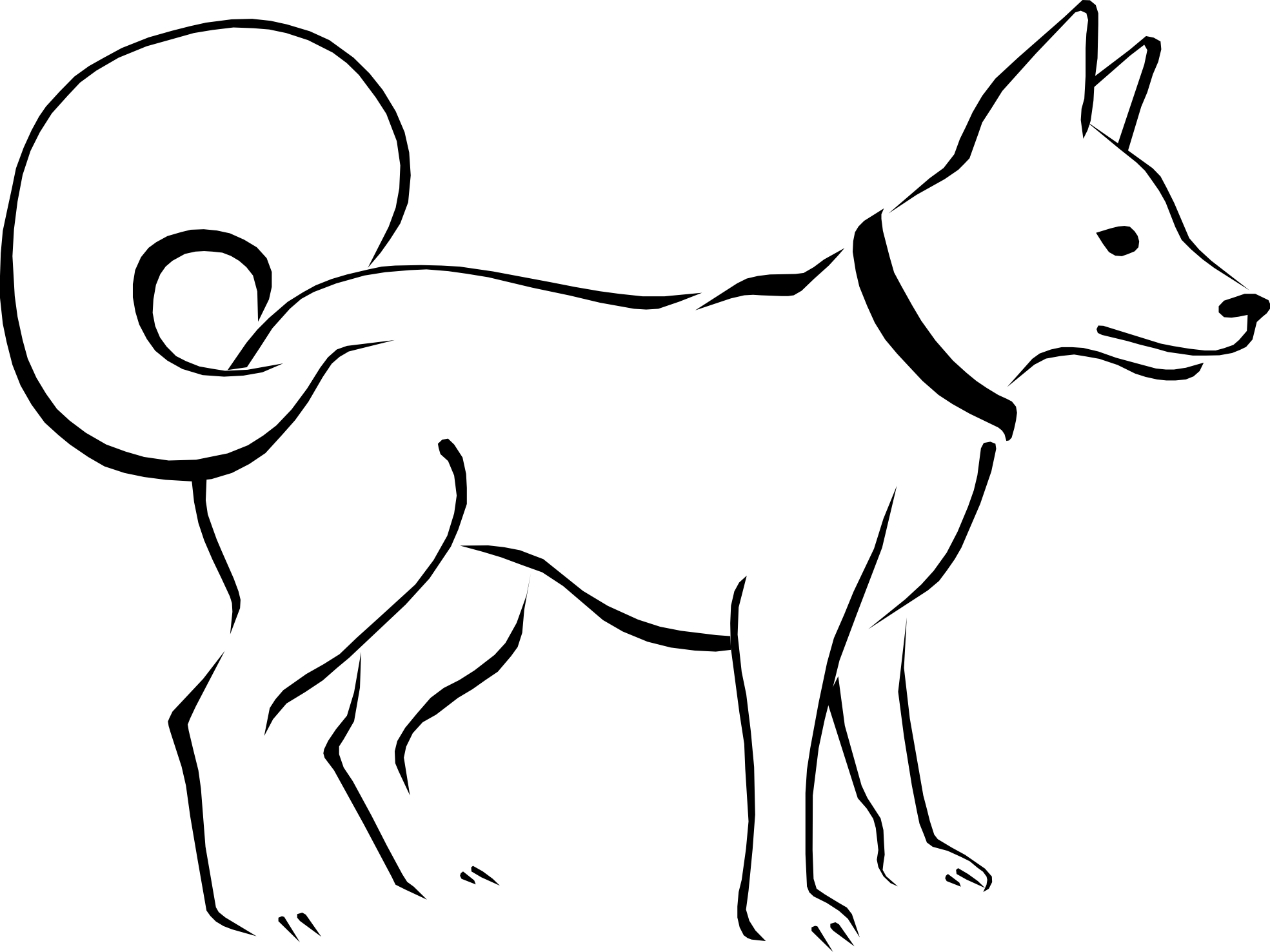 Pin Pets Clipart Outline #8   Black And White Png Pets - Cute Puppies Black And White, Transparent background PNG HD thumbnail