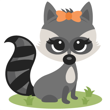Girl Raccoon Svg Scrapbook Cut File Cute Clipart Files For Silhouette Cricut Pazzles Free Svgs Free Svg Cuts Cute Cut Files - Cute Raccoon, Transparent background PNG HD thumbnail