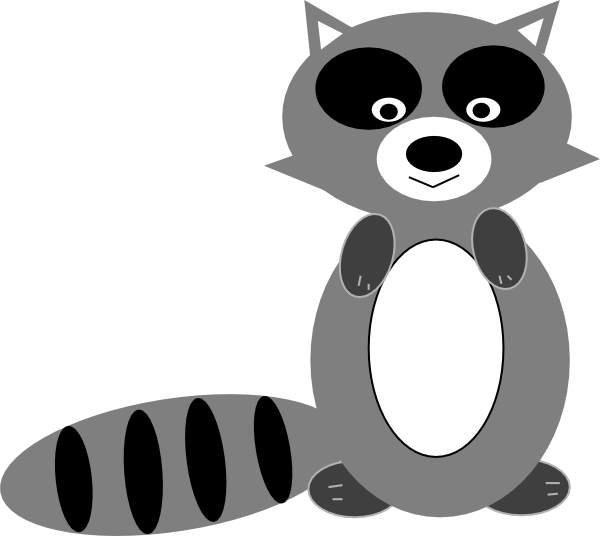 Png: Small · Medium · Large - Cute Raccoon, Transparent background PNG HD thumbnail