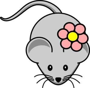 Rat With Flower Clip Art - Cute Rat, Transparent background PNG HD thumbnail