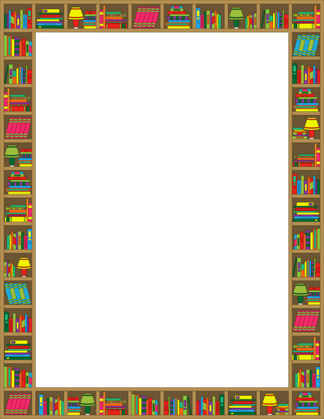 Printable Reading Border. Free Gif, Jpg, Pdf, And Png Downloads At Http - Cute Reading, Transparent background PNG HD thumbnail